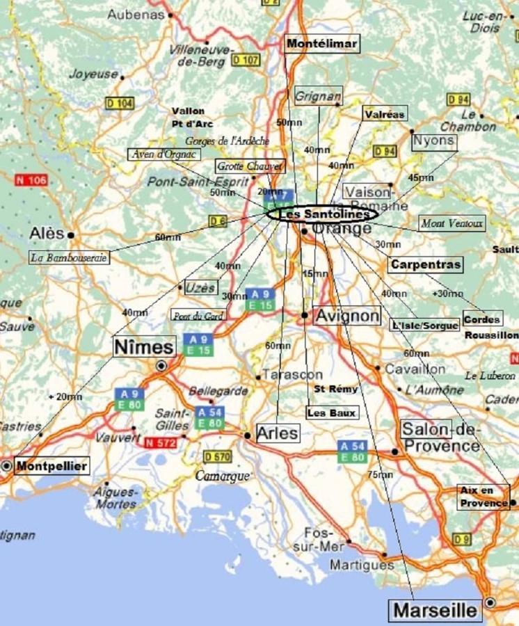 Bed and Breakfast Santolines En Provence Piolenc Zewnętrze zdjęcie